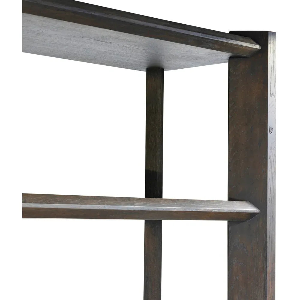 Edward Bookcase - Black, Oak