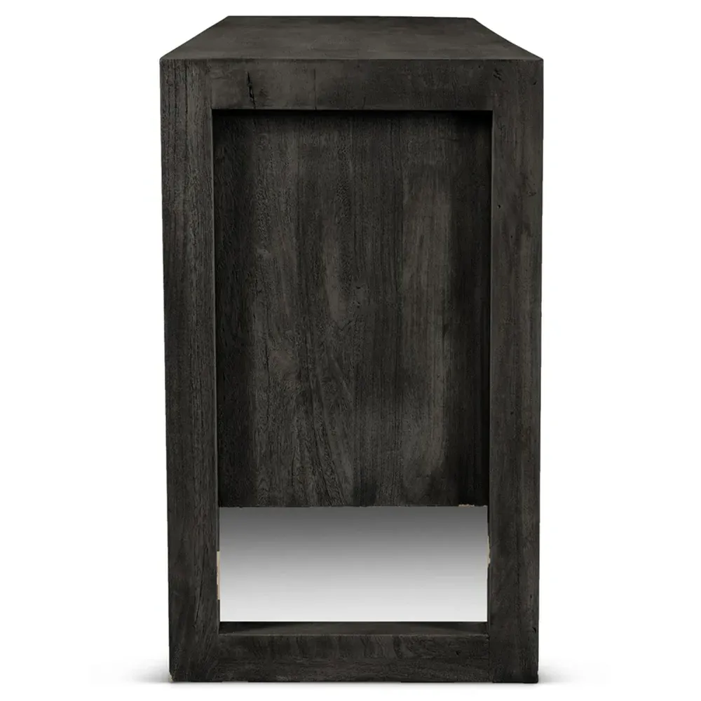 Edward Sideboard - Black, Acacia Wood