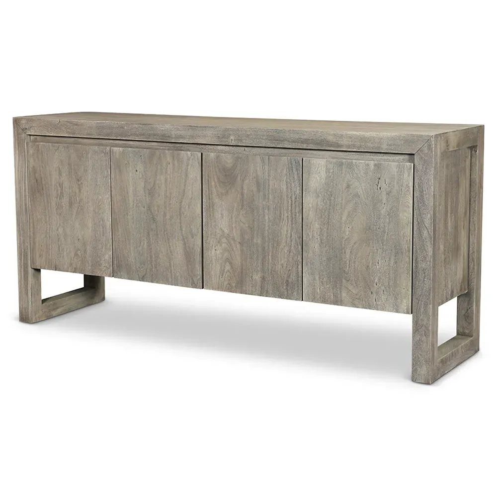Edward Sideboard - Grey, Acacia Wood