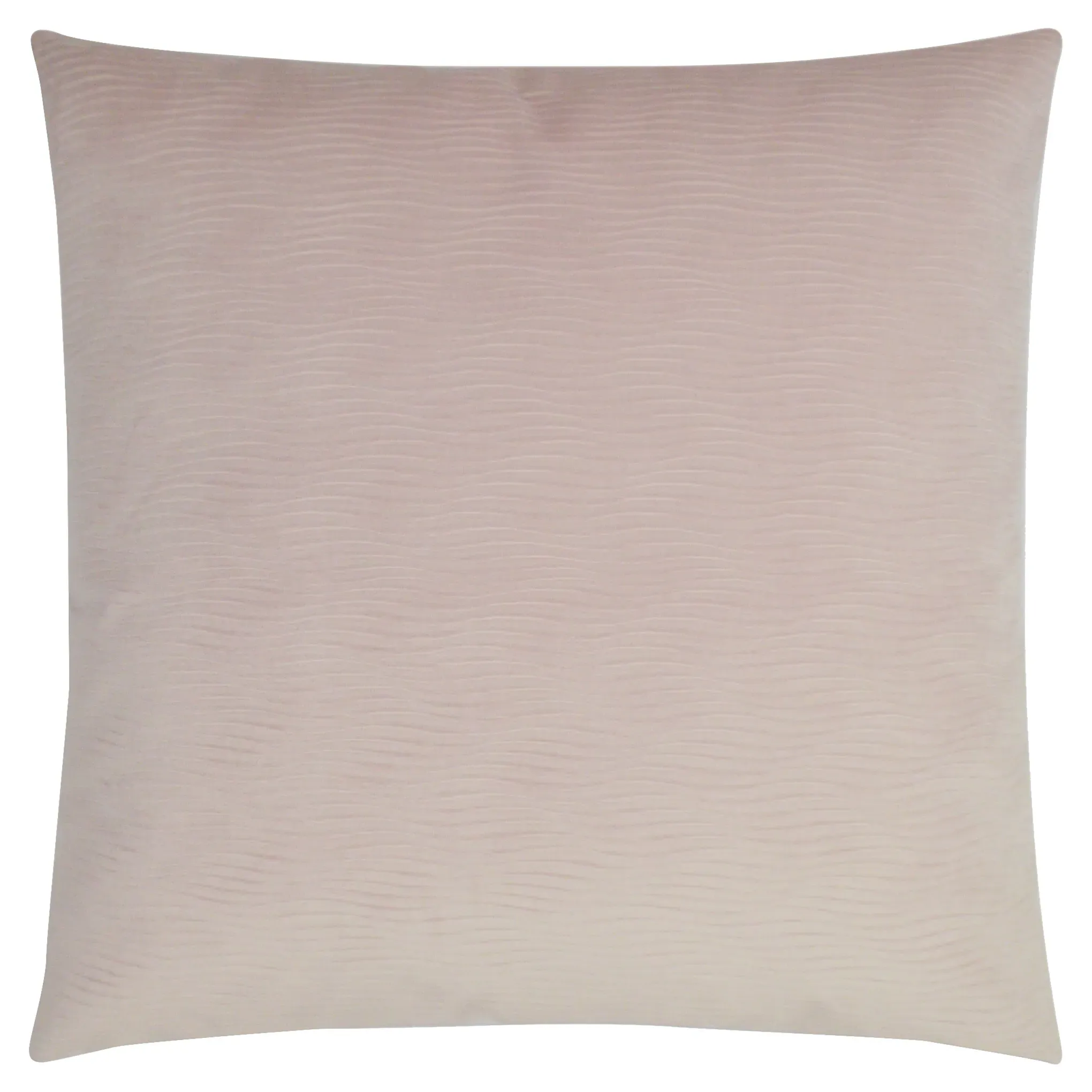 Edward Square Feather Down Pillow - Blush, Polyester image
