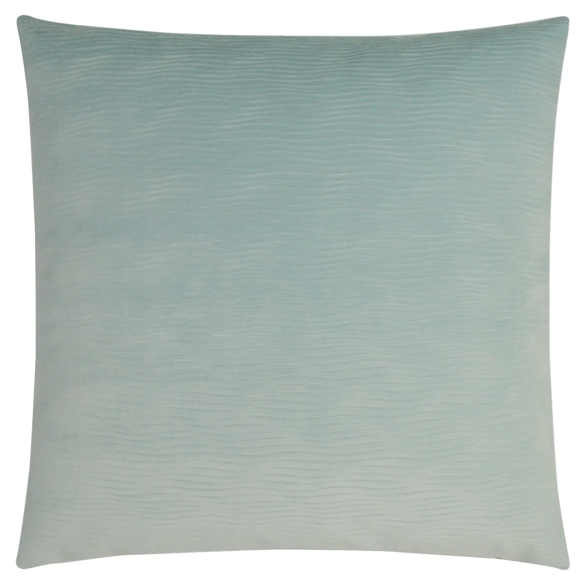 Edward Square Feather Down Pillow - Seafoam, Polyester