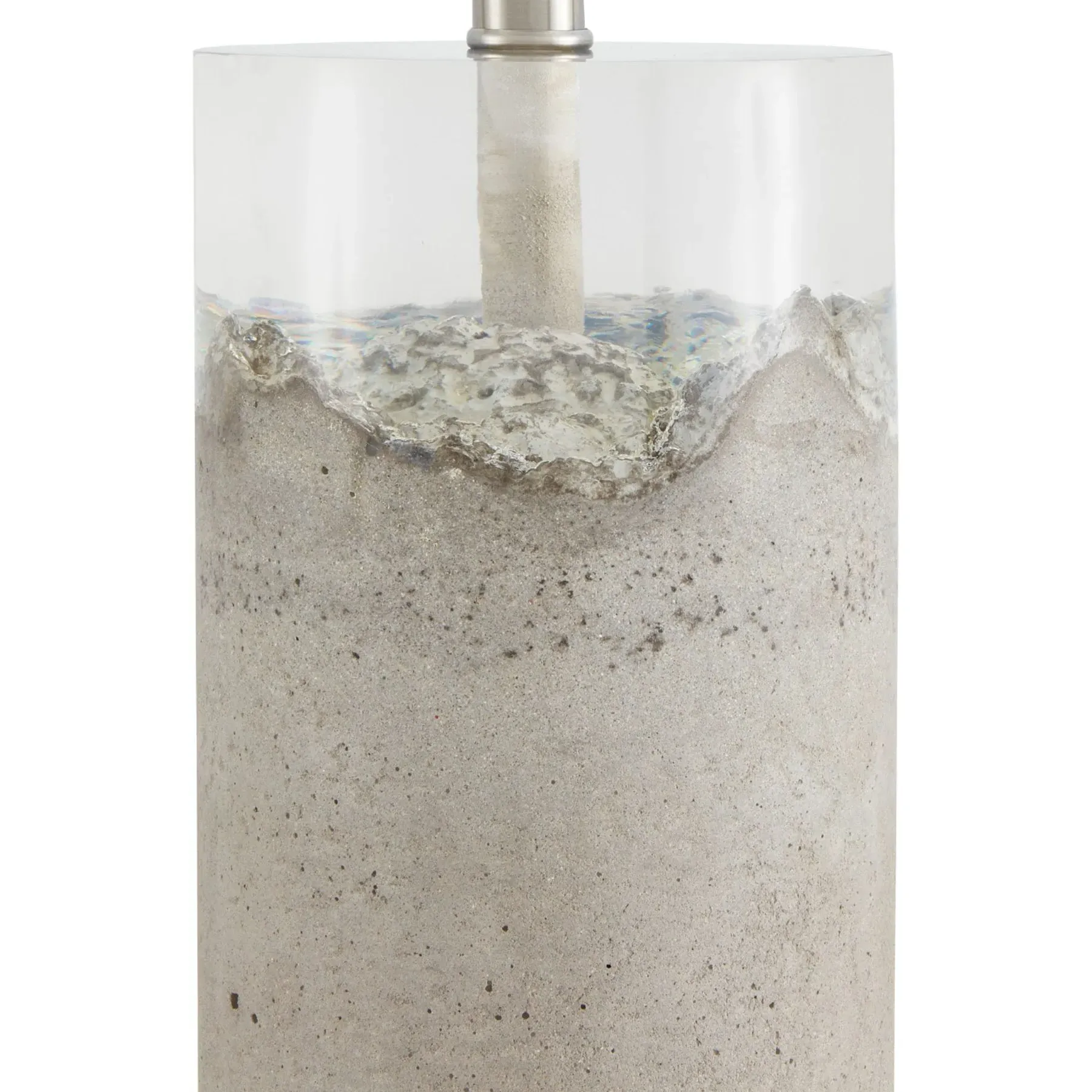 Edwin Bedside Table Lamp - Grey, Concrete