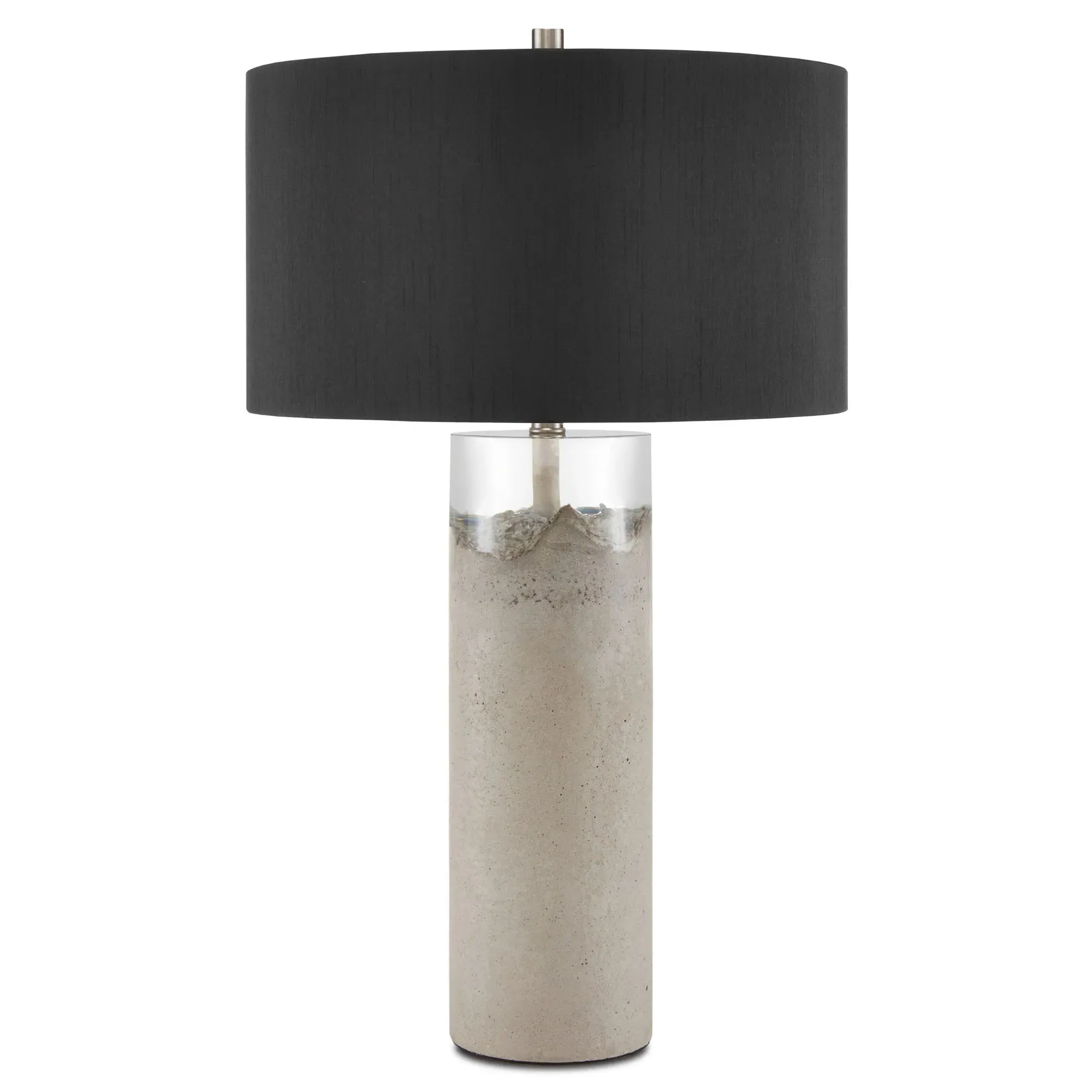 Edwin Bedside Table Lamp - Grey, Concrete