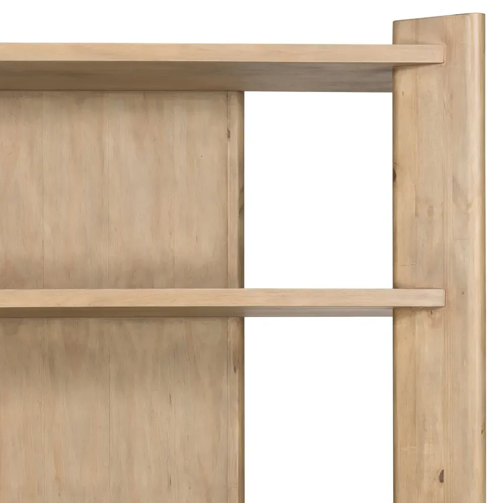 Edwin Bookcase - Brown, Pine Wood