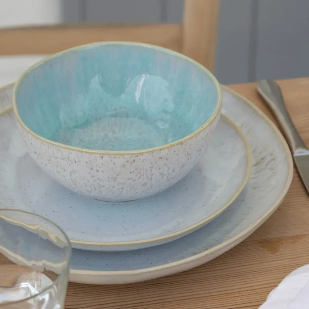 Eivissa Cereal Bowl Set of 4 - Sea Blue, Stoneware