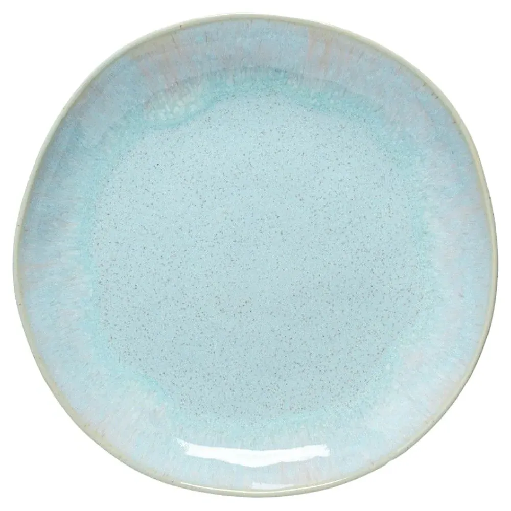 Eivissa Salad Plate Set of 4 - Sea Blue, Stoneware