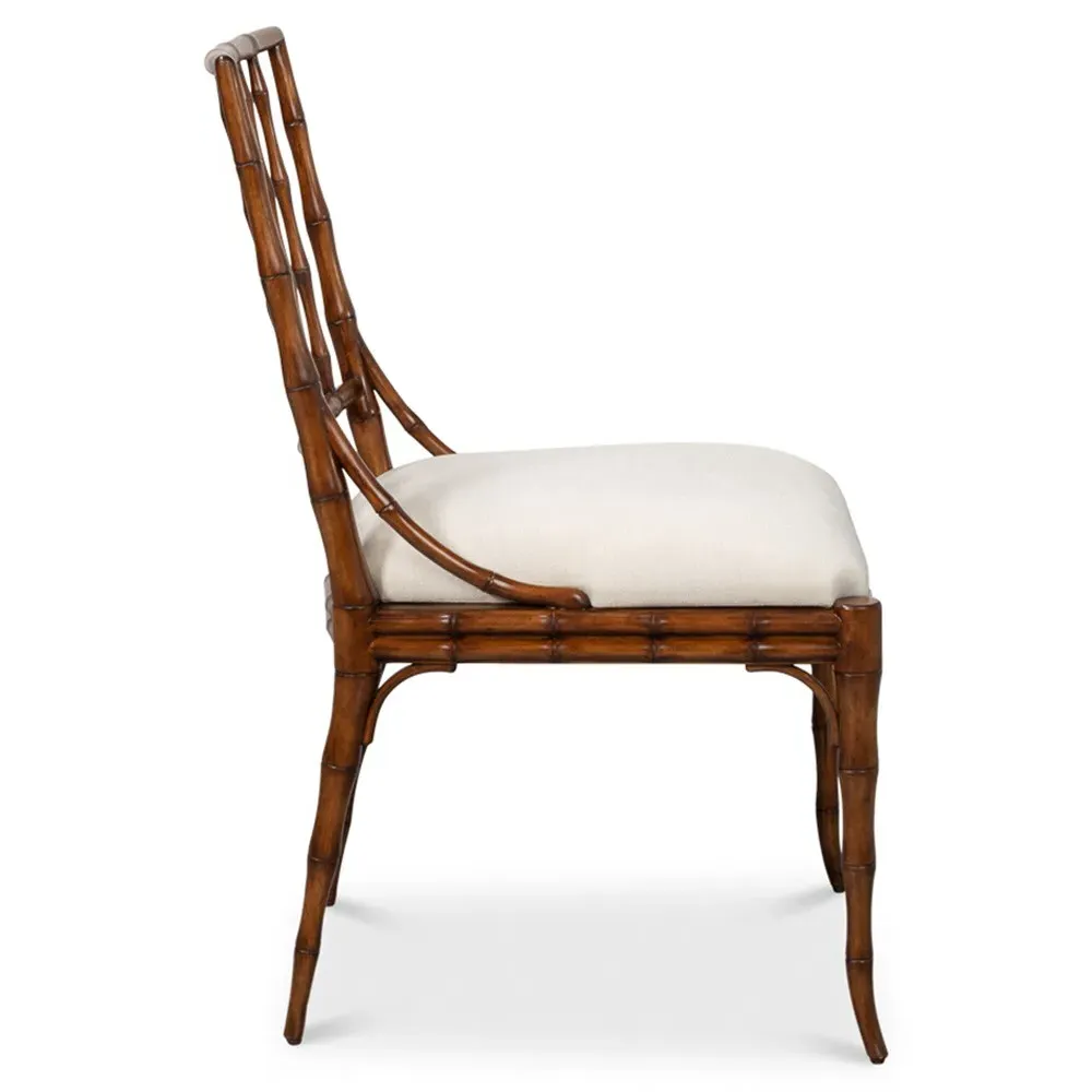 Elaine Dining Chair - Cream, Linen