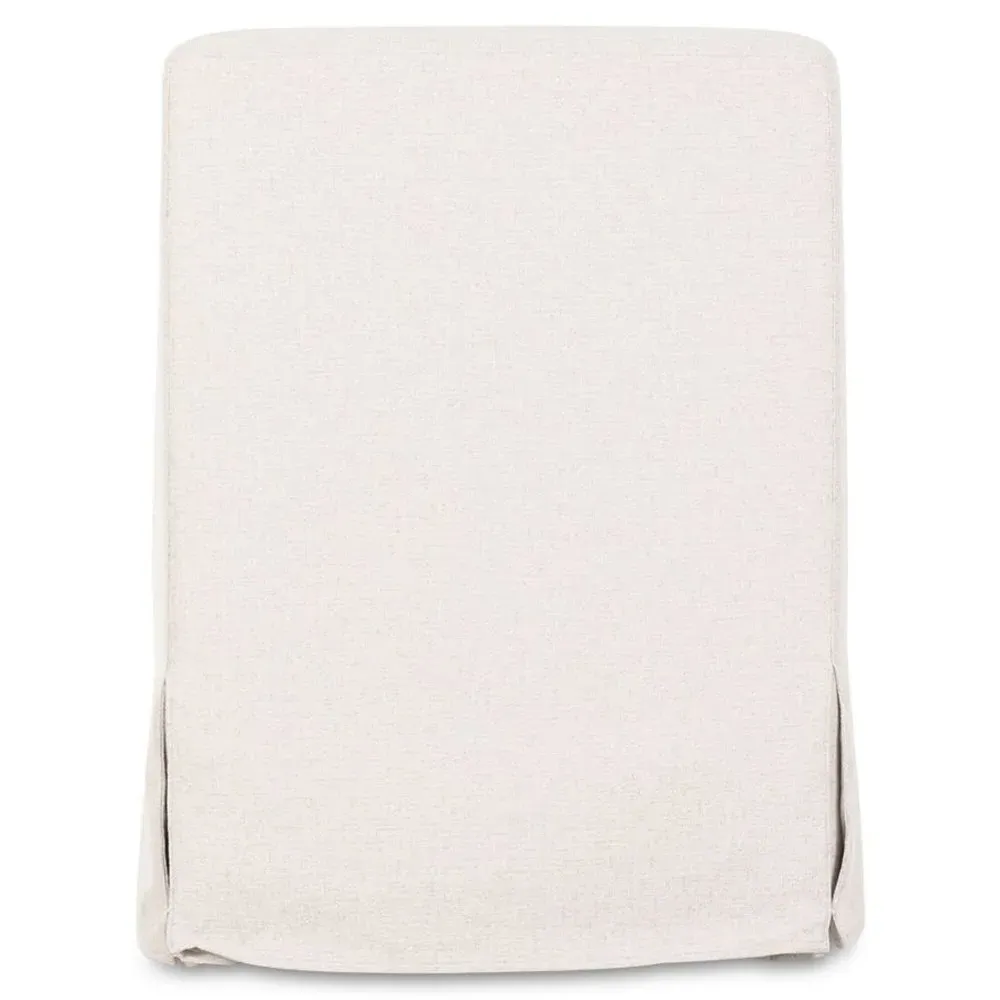 Elaine Slipcovered Dining Arm Chair - Beige