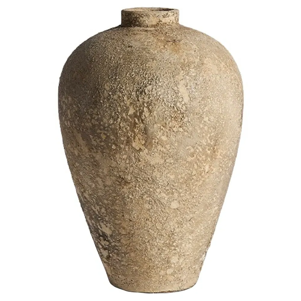 Elara Decorative Jar - Beige, Terracotta image