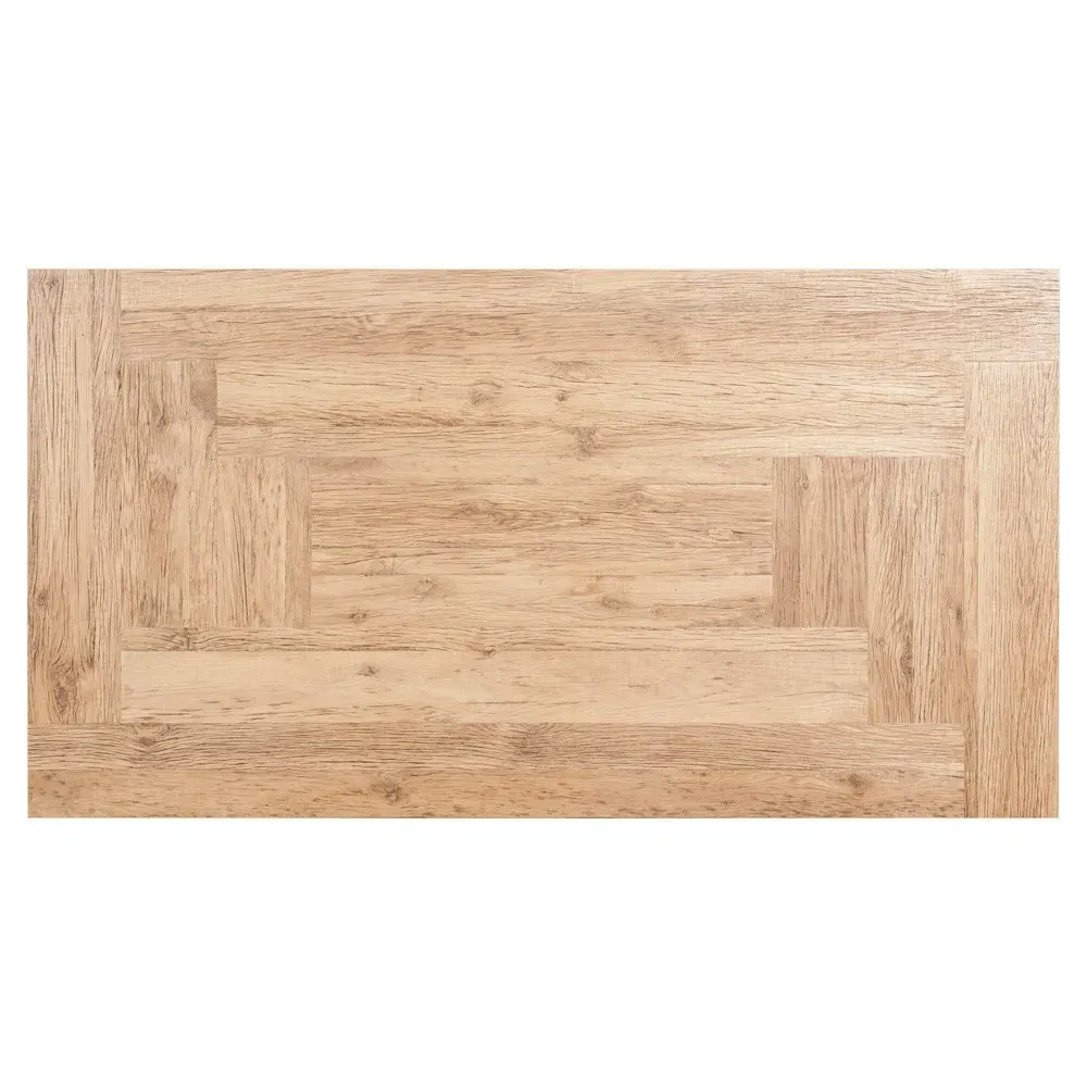 Elazar Rectangular Coffee Table - Brown, Oak