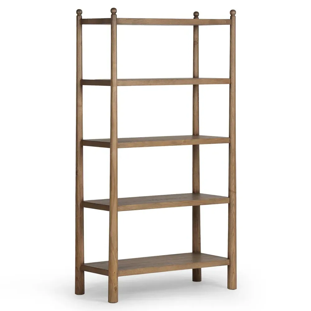 Eldridge Open Bookcase - Amber, Ash