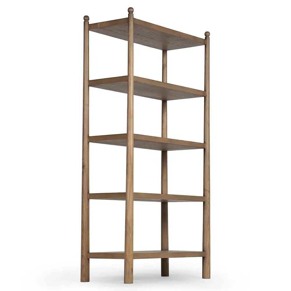 Eldridge Open Bookcase - Amber, Ash