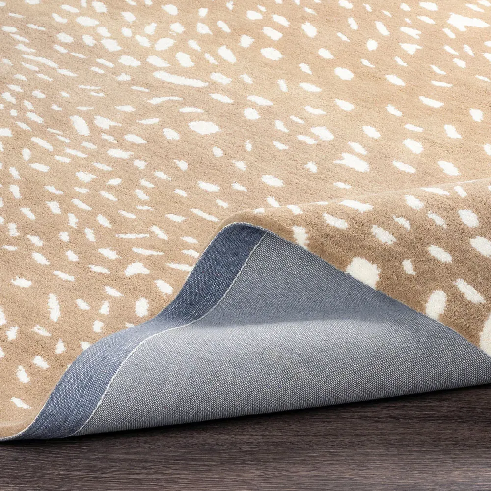 Eleanor Animal Patterned Rug - Brown, Wool