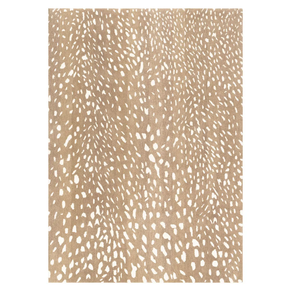 Eleanor Animal Patterned Rug - Brown, Wool