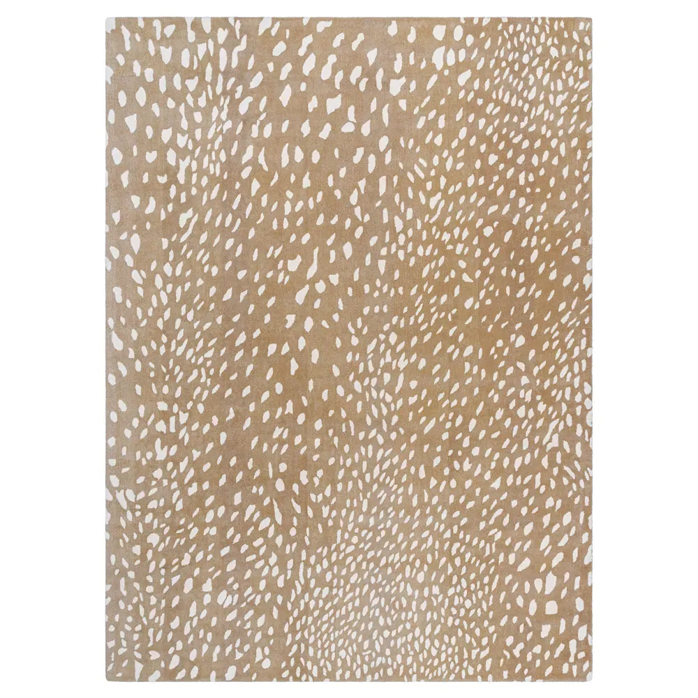 Eleanor Sample Animal Patterned Rug - Brown, Wool