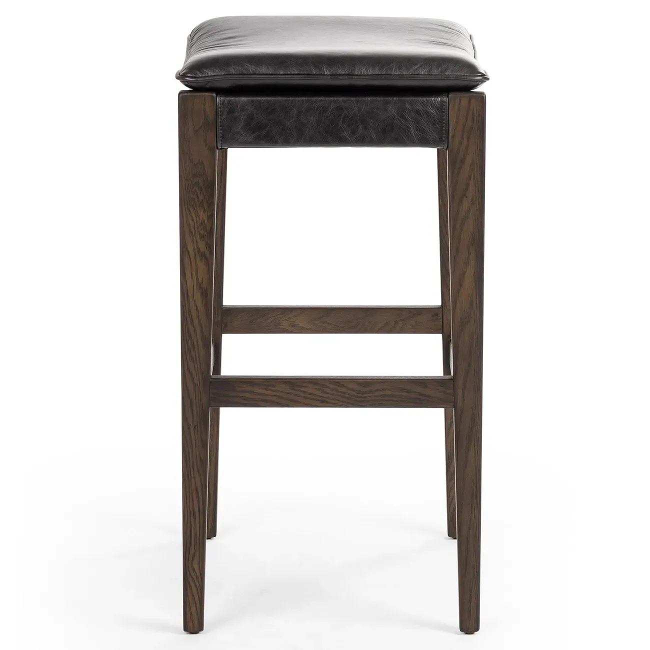 Elena Bar Stool - Black, Oak