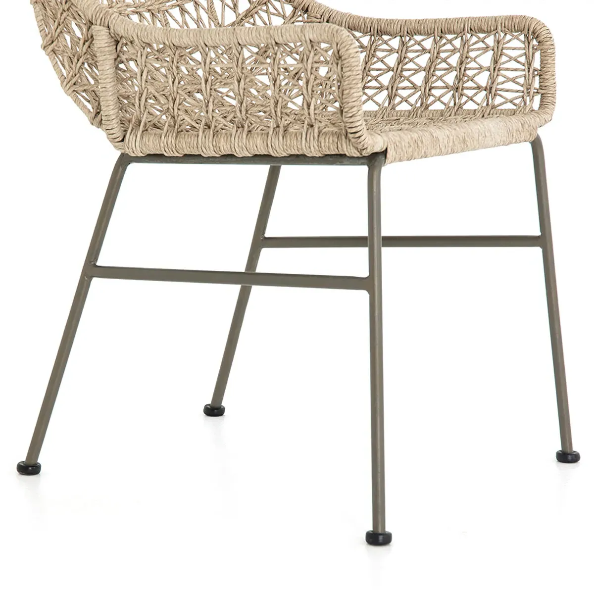 Elena Outdoor Dining Chair - Beige, Wicker