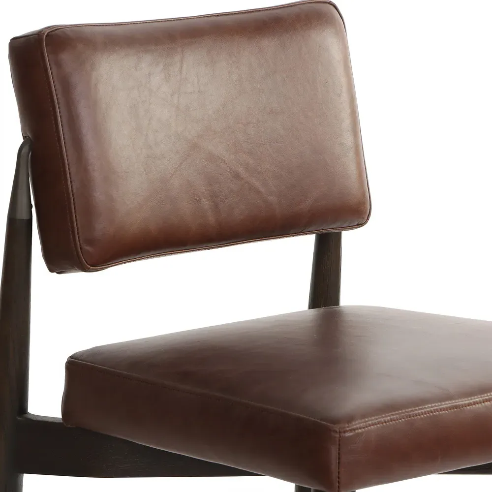 Eli Counter Stool - Brown, Oak