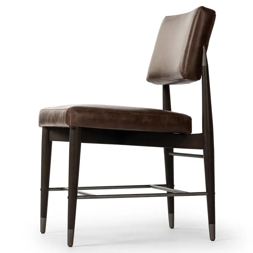 Eli Dining Side Chair - Brown, Oak