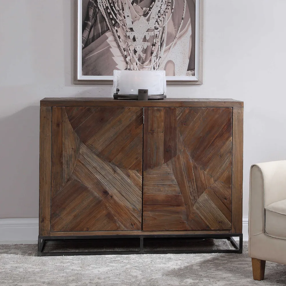 Eli Reclaimed Wood Sideboard - Brown