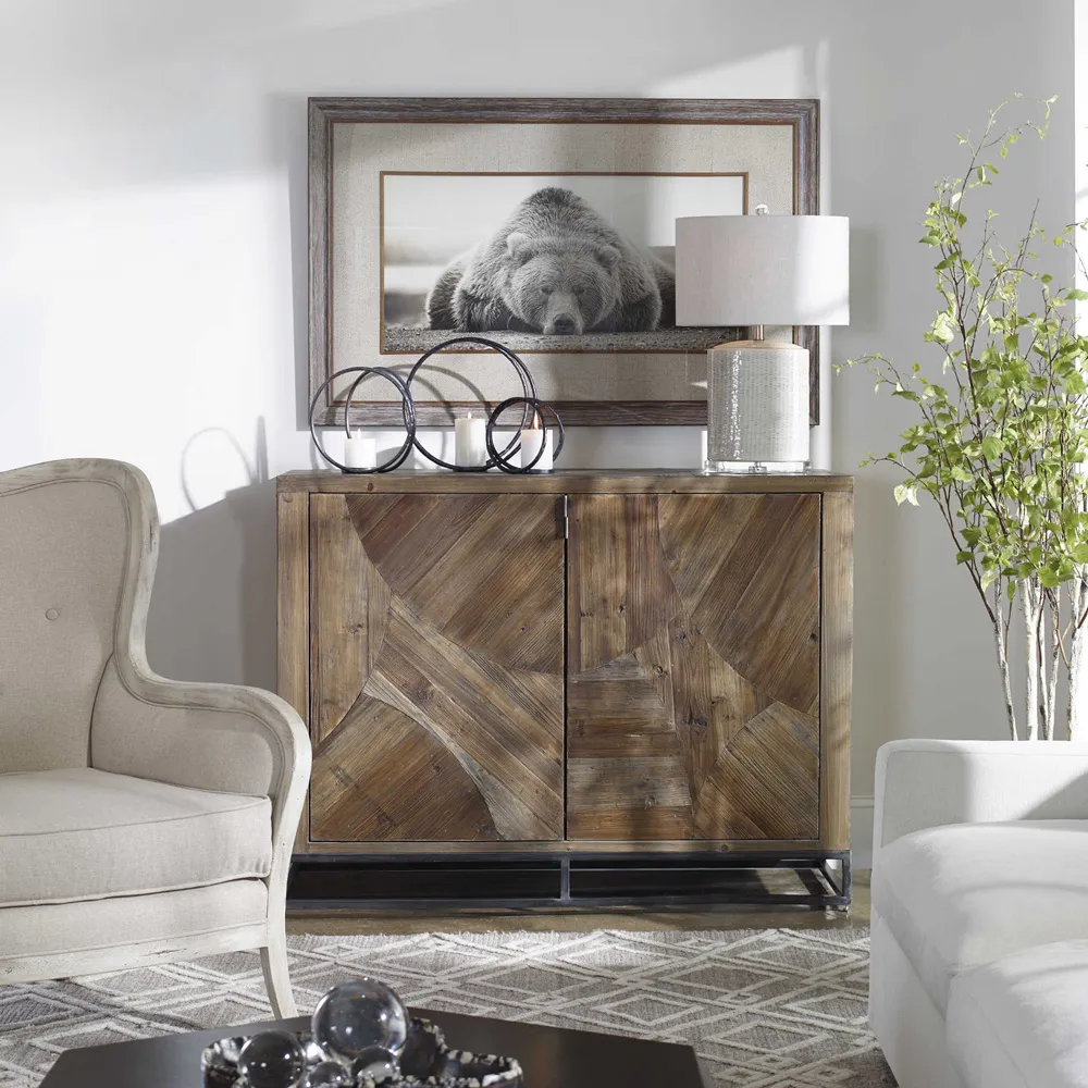 Eli Reclaimed Wood Sideboard - Brown
