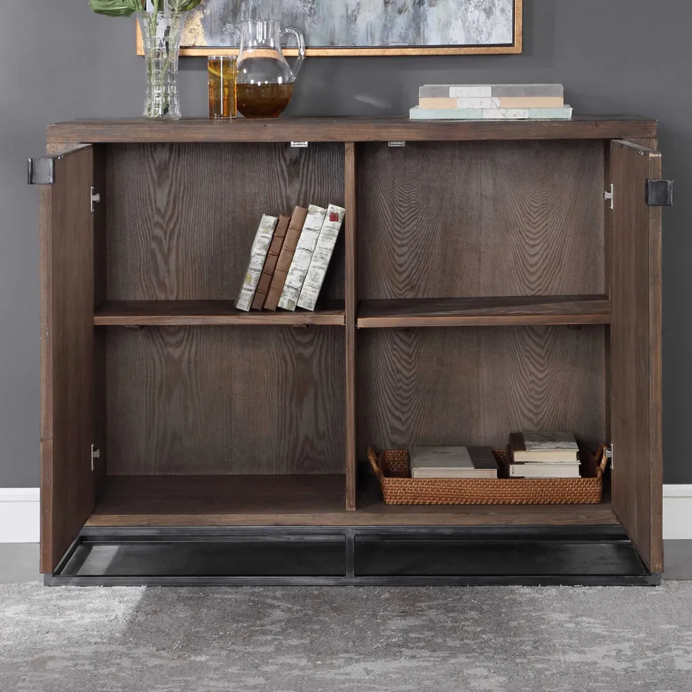 Eli Reclaimed Wood Sideboard - Brown