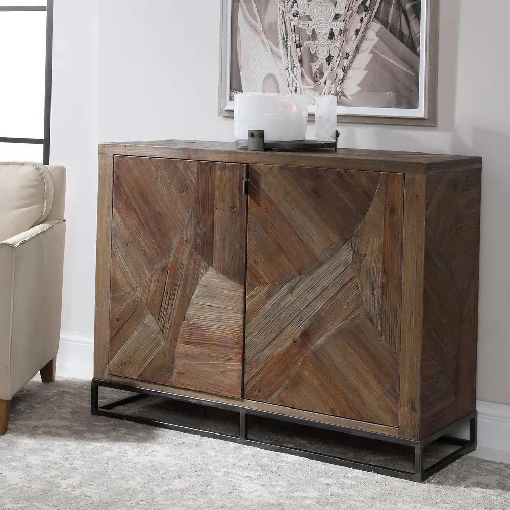 Eli Reclaimed Wood Sideboard - Brown