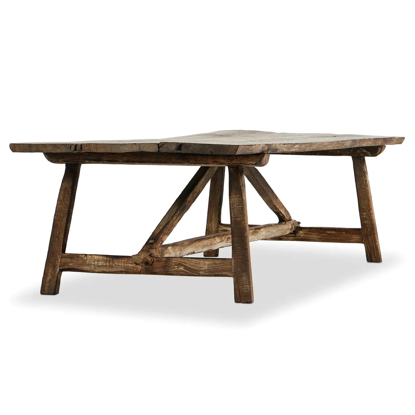 Elia Rectangular Coffee Table - Brown, Oak