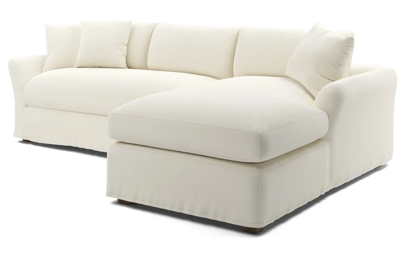Elianna Left Chaise Sectional Sofa - Marshmallow