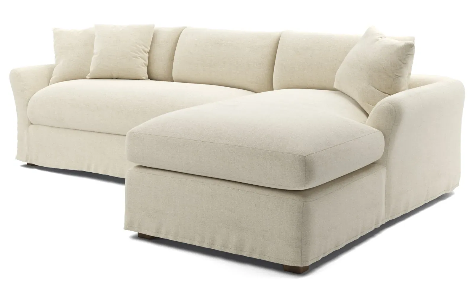 Elianna Left Chaise Sectional Sofa - Sea Salt