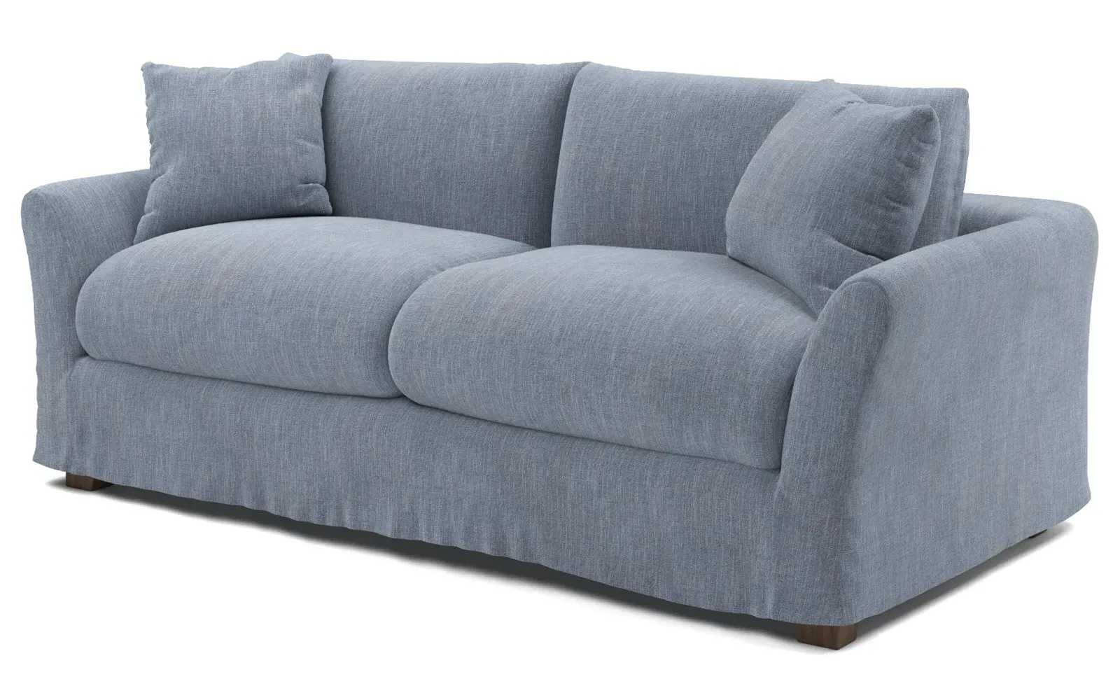 Elianna Performance Slipcovered Sofa - Nantucket Blue