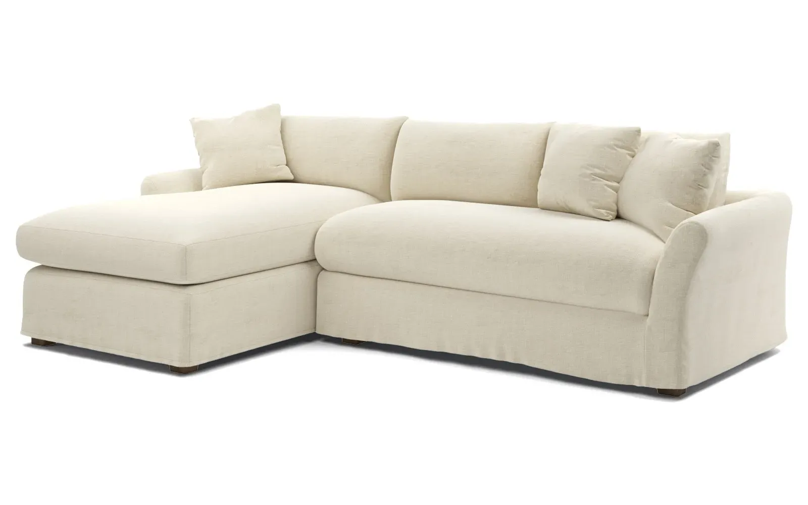 Elianna Right Chaise Sectional Sofa - Sea Salt