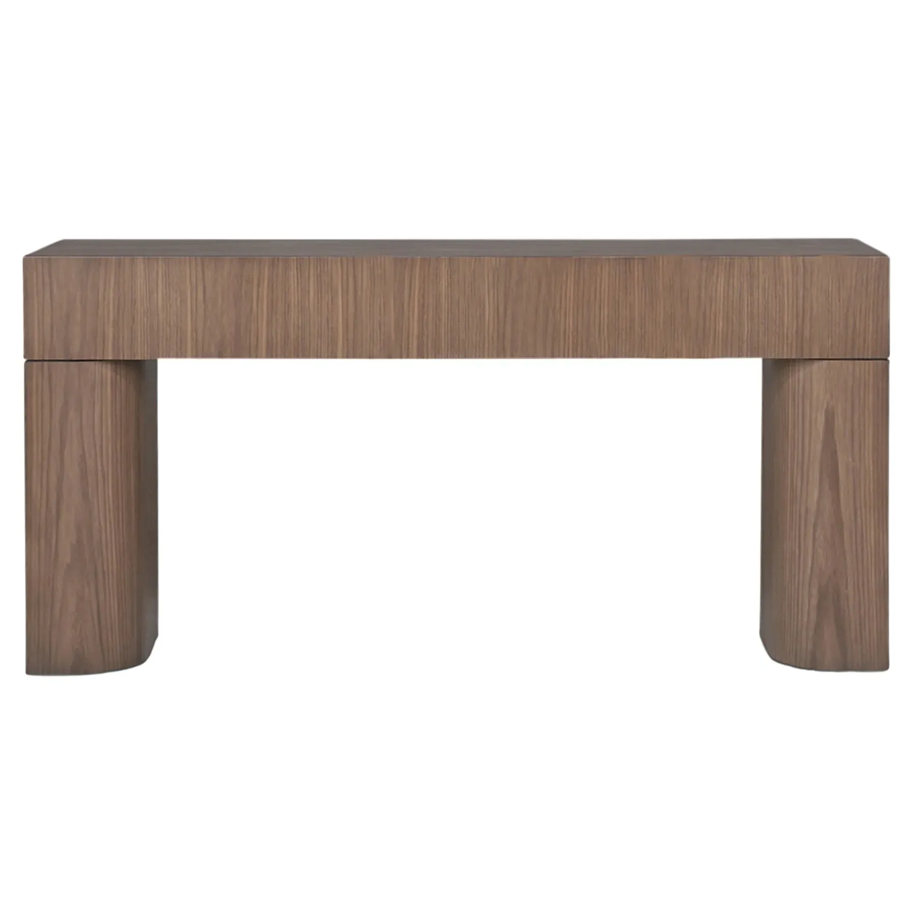 Elias Console Table - Brown, Walnut