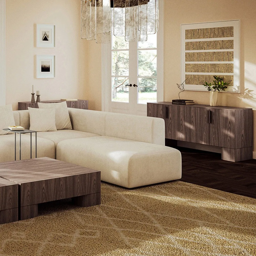 Elias Sideboard - Brown, Walnut