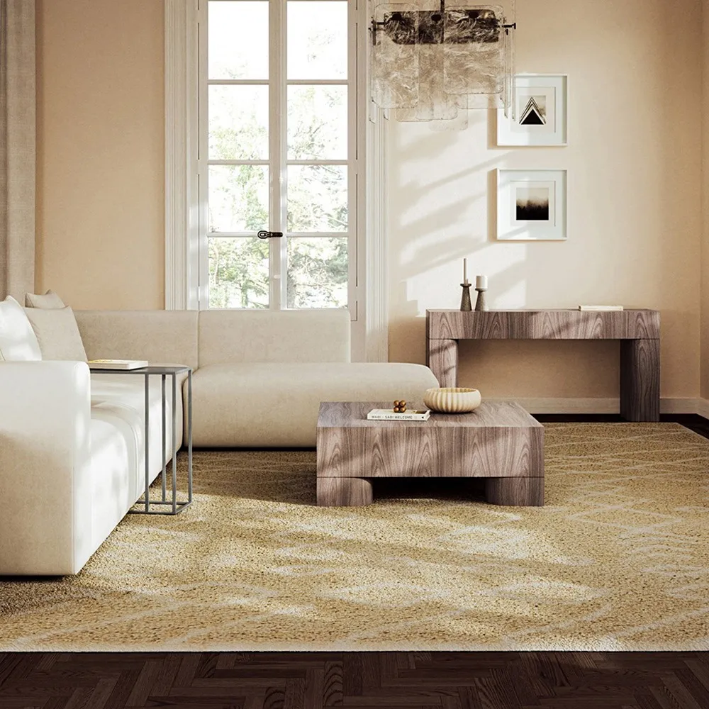 Elias Square Coffee Table - Brown, Walnut