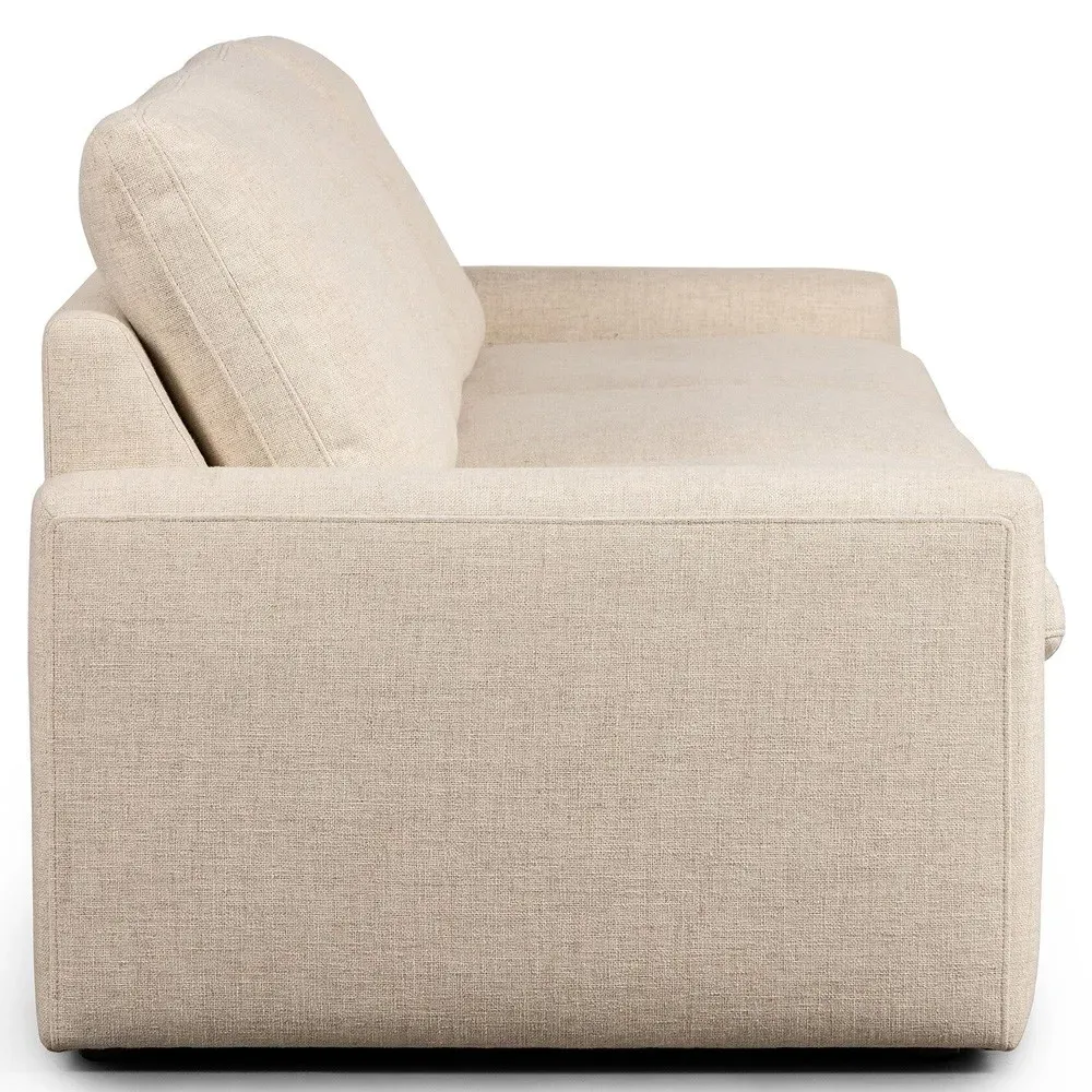 Elijah 3-Piece Power Reclining Sectional - Beige, Performance Fabric