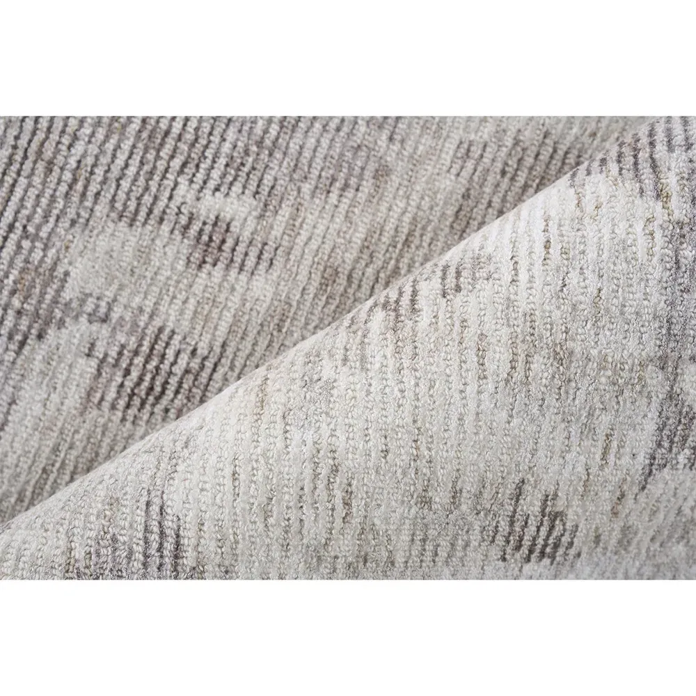 Elijah Abstract Patterned Rug - Brown, Wool