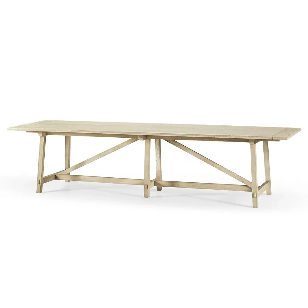 Elijah Extendable Dining Table - Brown, Oak