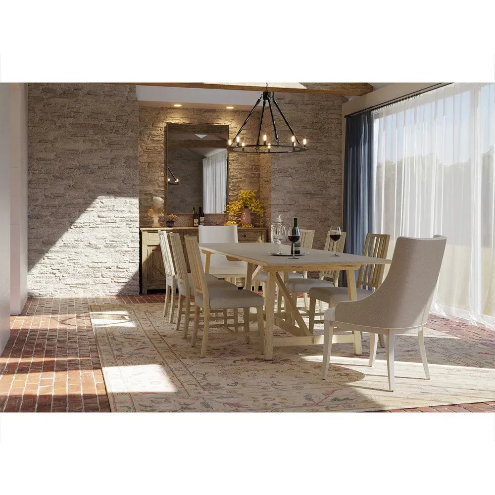 Elijah Extendable Dining Table - Brown, Oak