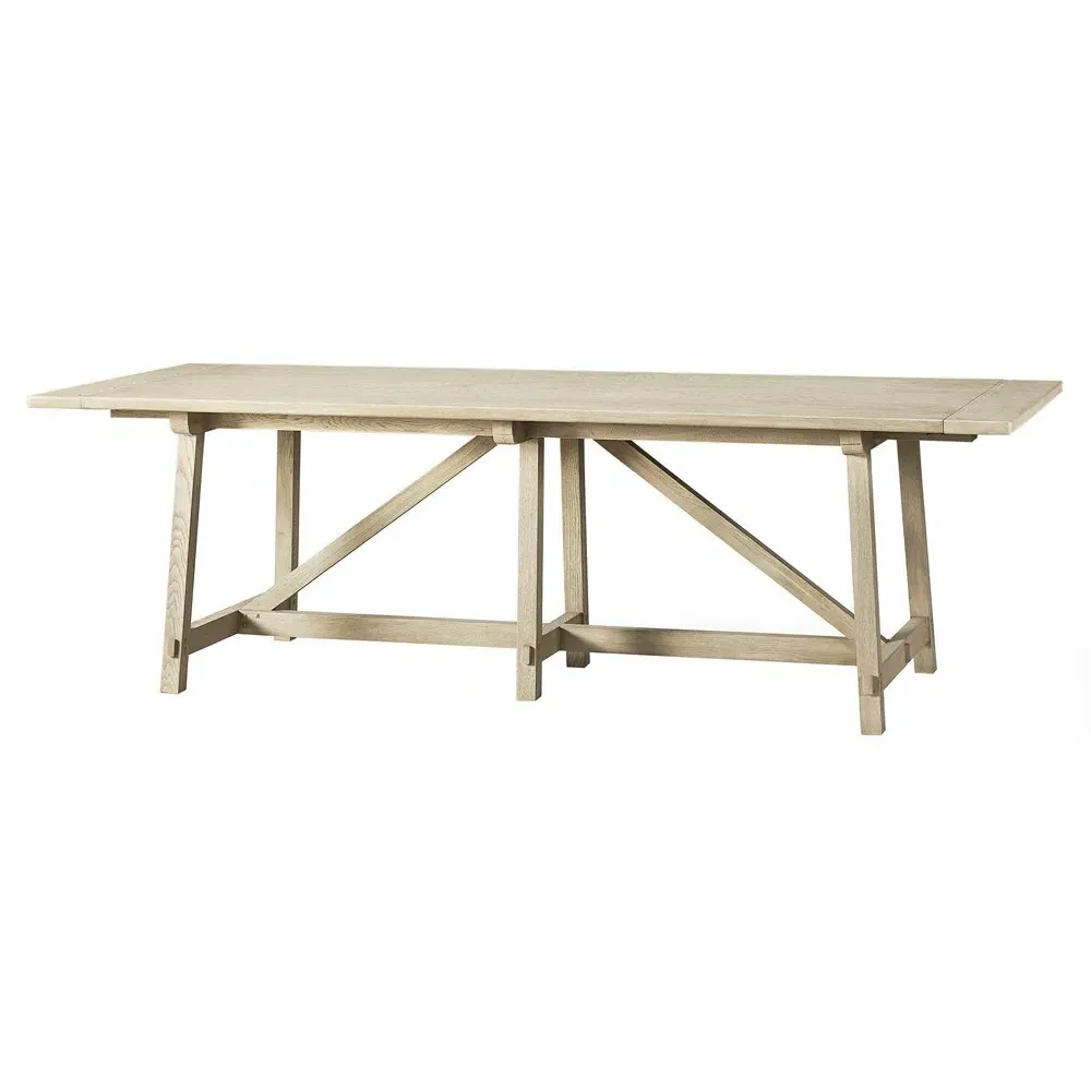 Elijah Extendable Dining Table - Brown, Oak