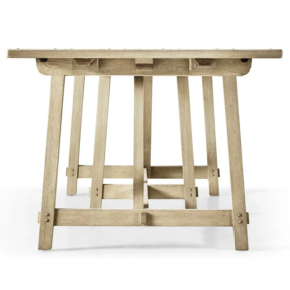 Elijah Extendable Dining Table - Brown, Oak