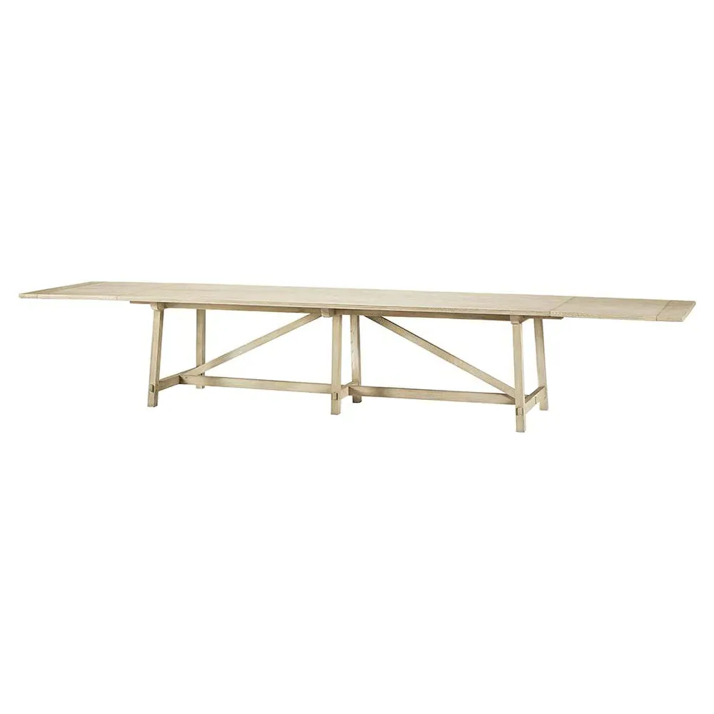 Elijah Extendable Dining Table - Brown, Oak