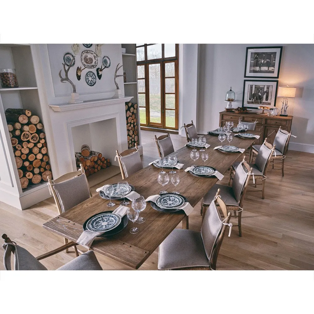 Elijah Extendable Dining Table - Chestnut Brown, Oak