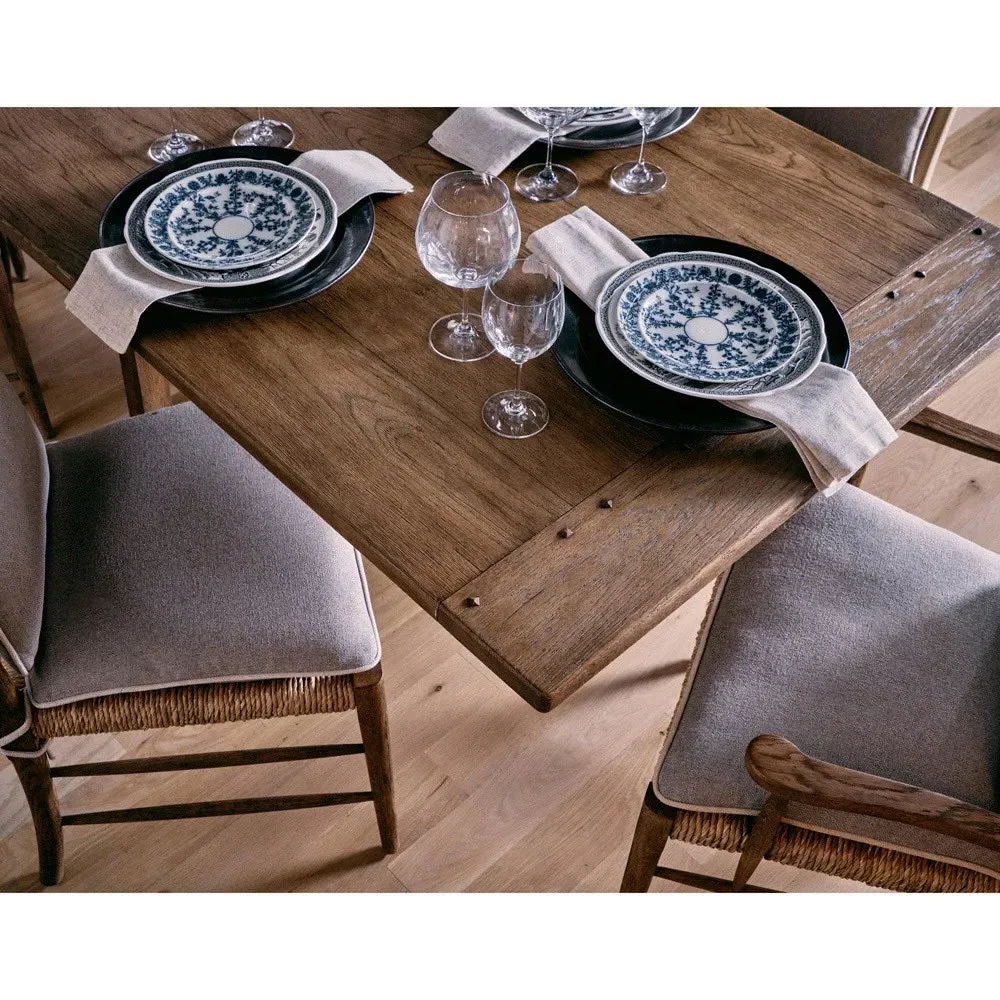 Elijah Extendable Dining Table - Chestnut Brown, Oak