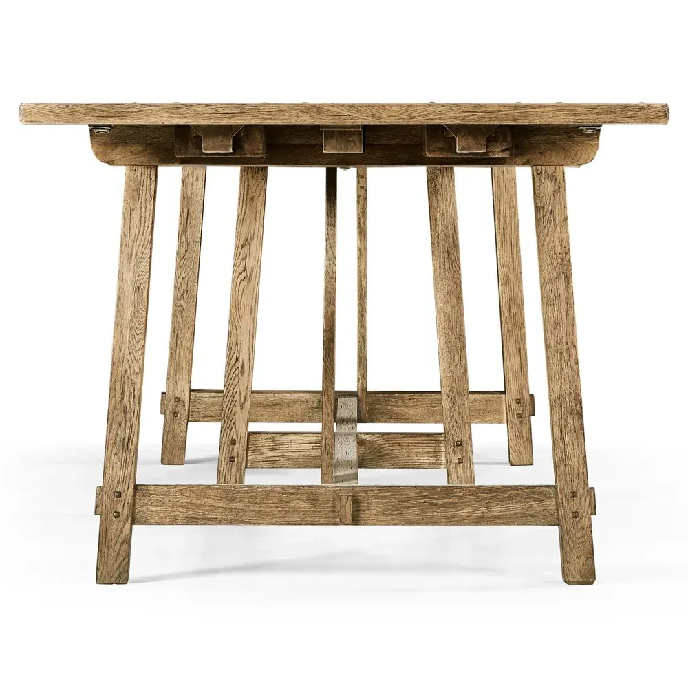 Elijah Extendable Dining Table - Chestnut Brown, Oak