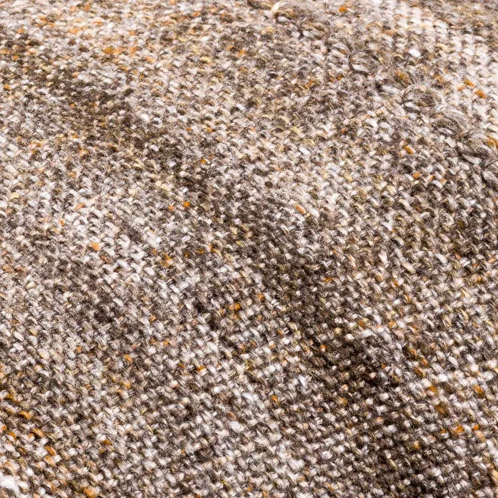 Elijah Indoor Outdoor Throw Pillow - Brown, Recycled PET