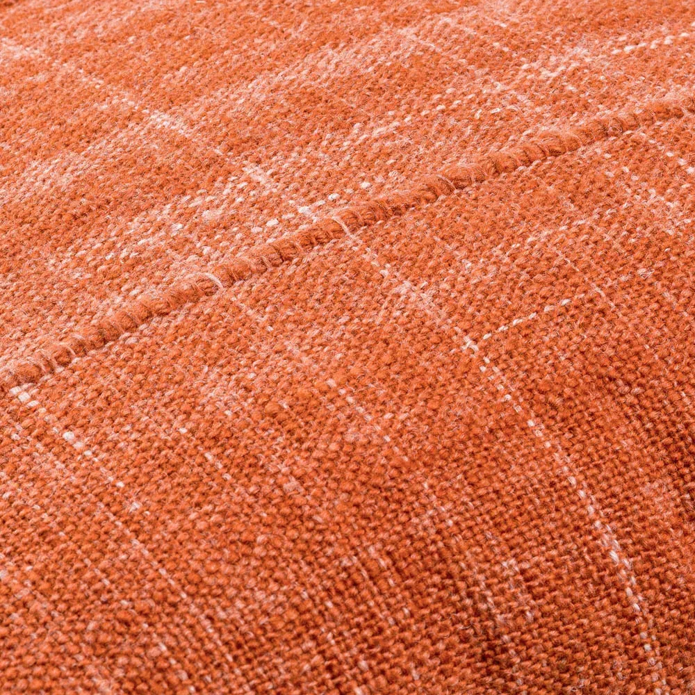 Elijah Indoor Outdoor Throw Pillow - Red, Recycled PET