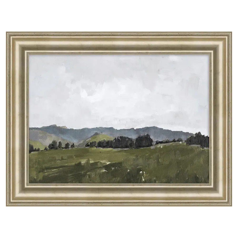 Elio Landscape Painting - Green, Canvas image