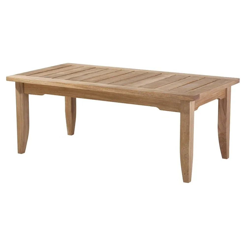 Eliora Rectangular Coffee Table - Brown, Teak