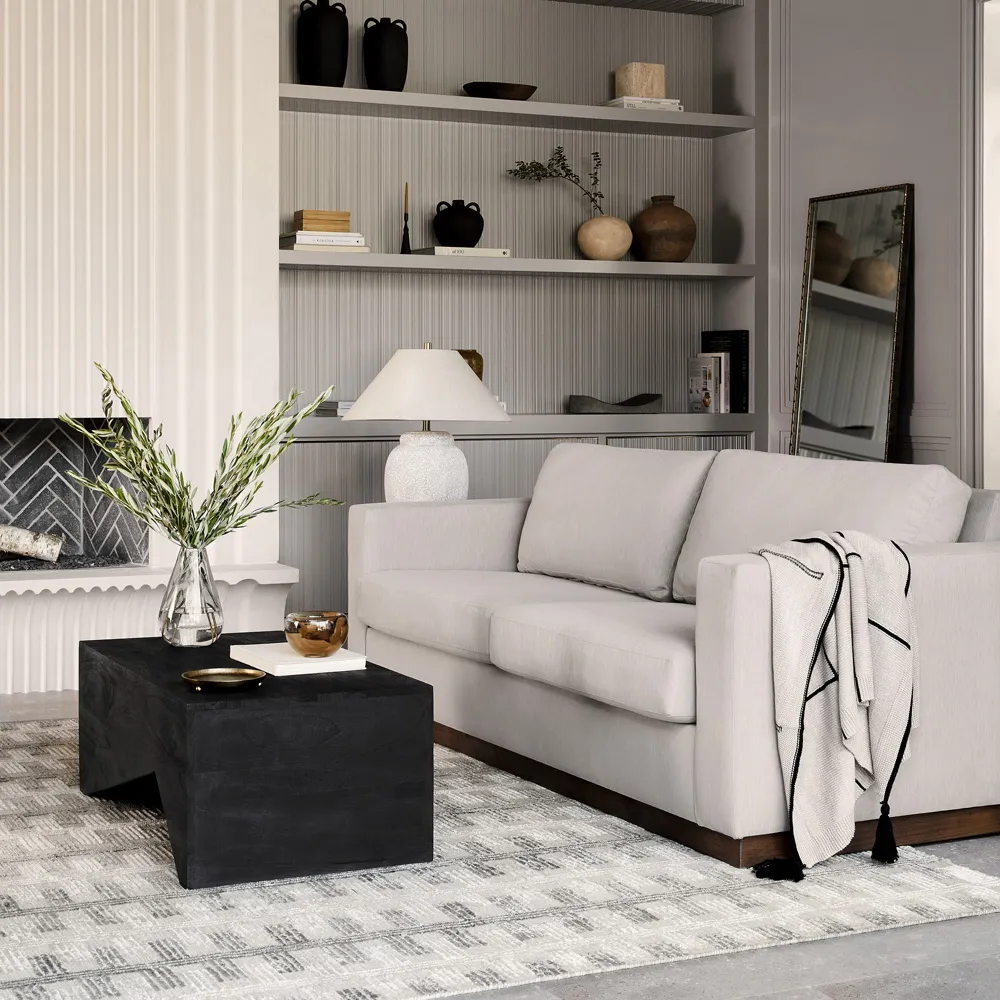 Elisabetha 9'x12' Hand Knotted Rug - Beige, Wool